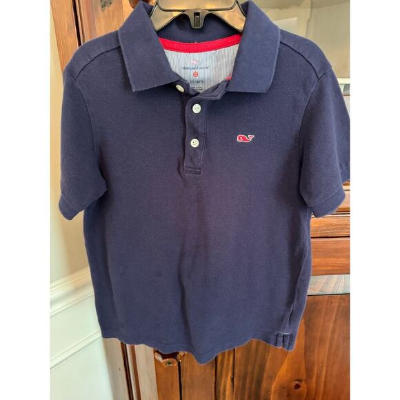 Vineyard vines for Target navy blue pique short sleeve polo size 4/5 - Picture 1 of 5